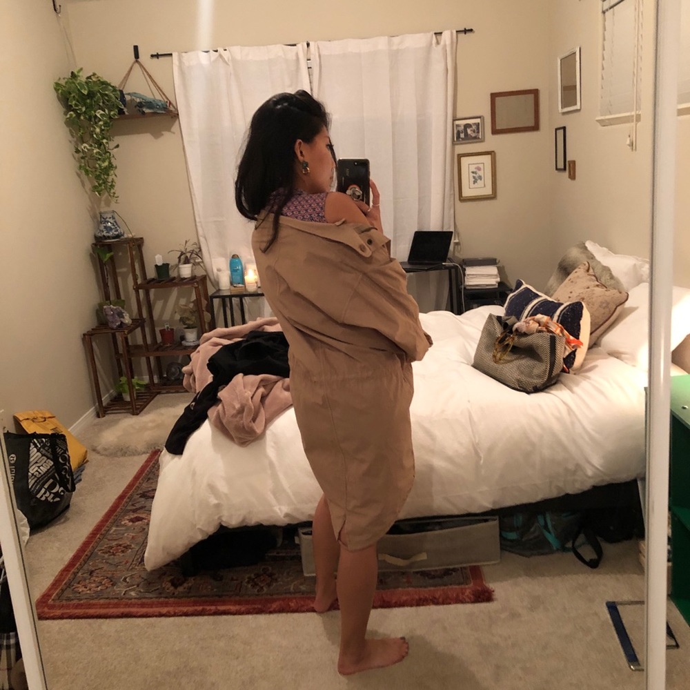 Capulet Beige Light Trench Jacket - image 5